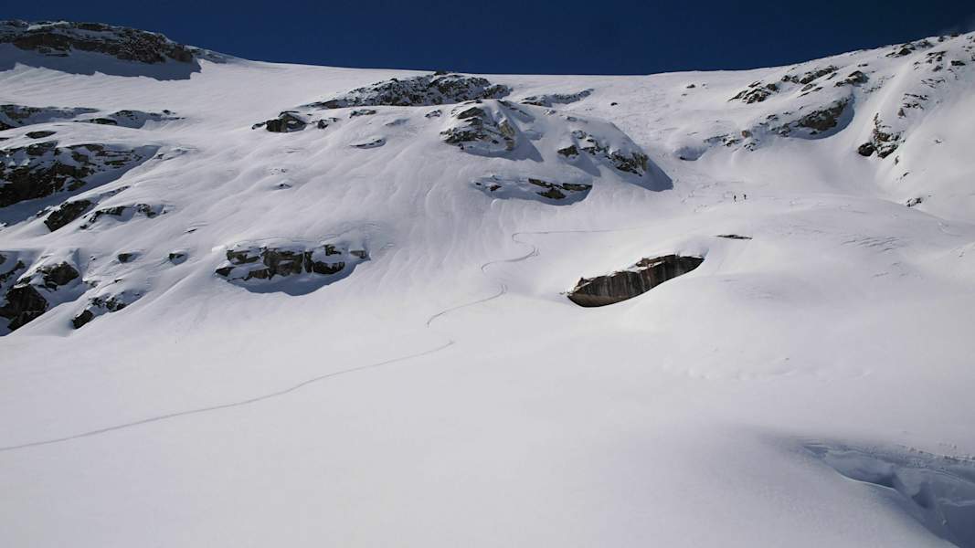 Unverspurte Hänge im Stubachtal