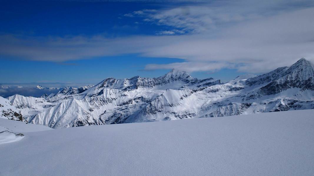 Skitour auf die Hochfürleg im Stubachtal im Salzburger Land