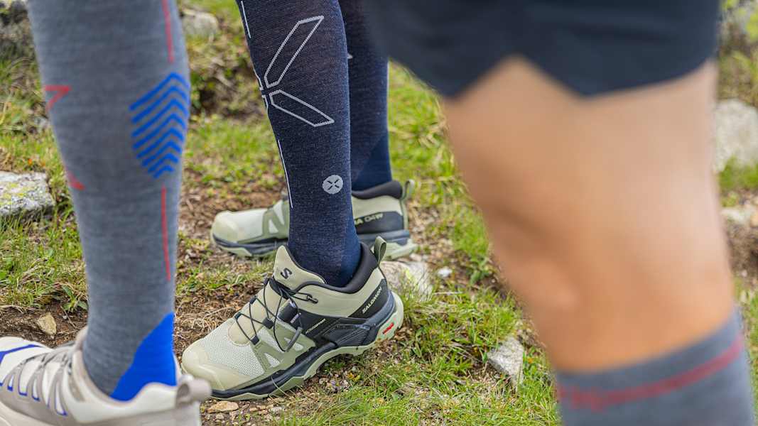 Die STOX Kompressionssocken beim Wandern