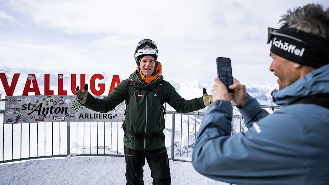 Hoch oben auf der Valluga: Das war auch für Skilegende Benjamin Raich ein besonderes Erlebnis.