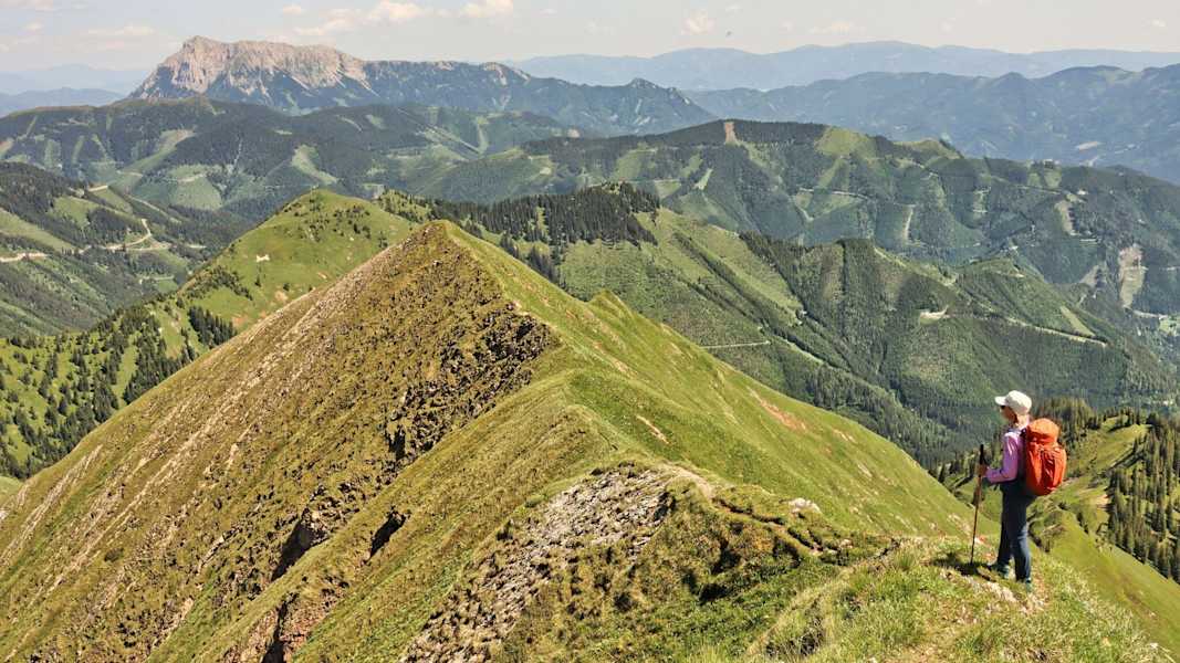 Styrian Iron Trail - Etappe 4 - Abstieg entlang des Grates