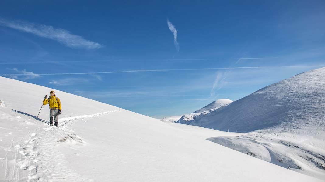 Hochschwab-Plateau im Winter: Rauchtalsattel