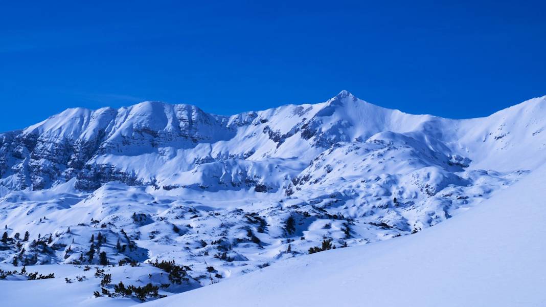 Winterliche Landschaft der Region Pyhrn-Priel in Oberösterreich