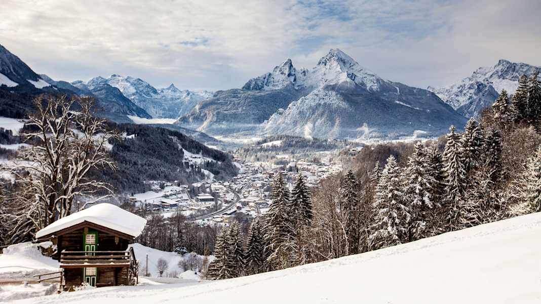 Winterlandschaft rund um den Watzmann im Berchtesgadener Land