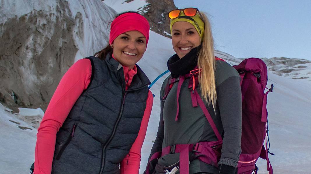 Gran Paradiso: Gute Laune beim Anlegen der Gletscherausüstung