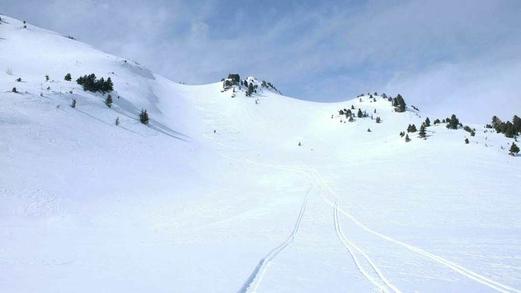 Skidurchquerung: Abfahrt in den Nockbergen