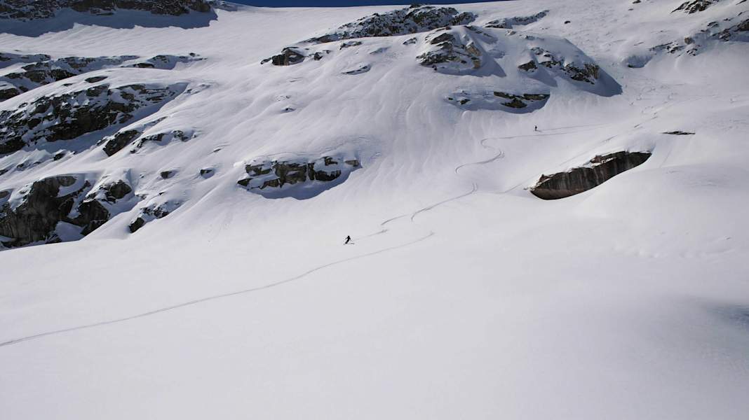 Pulverglück: Abfahrt von der Hochfürleg im Stubachtal