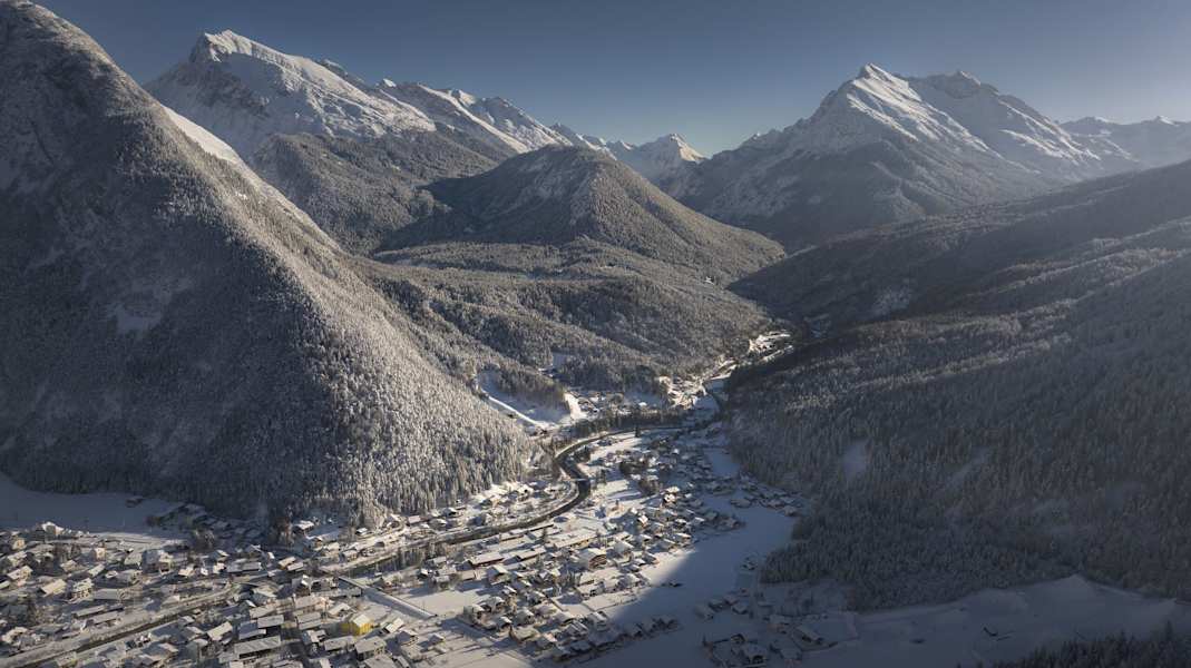 Scharnitz mit Blick ins Karwendel