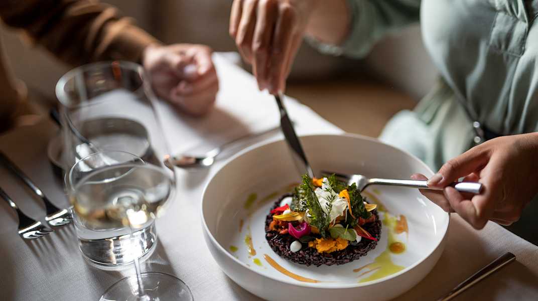 Beim Schlerngenuss Dolomites werden Köstlichkeiten aufgetischt.