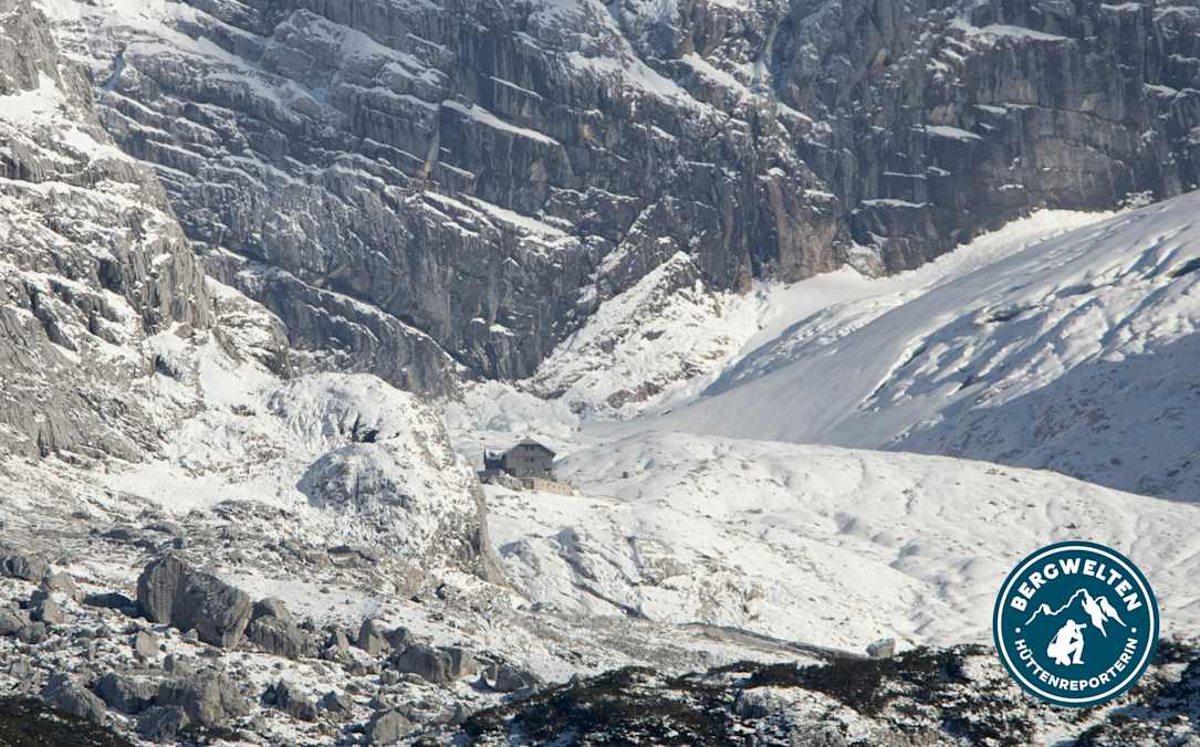 Blick auf die Adamekhütte
