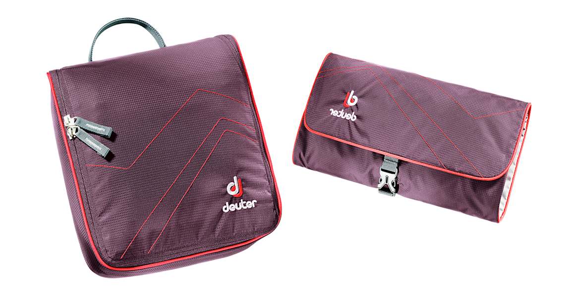 Das Wash Center II und der kleine Wash Bag II von Deuter