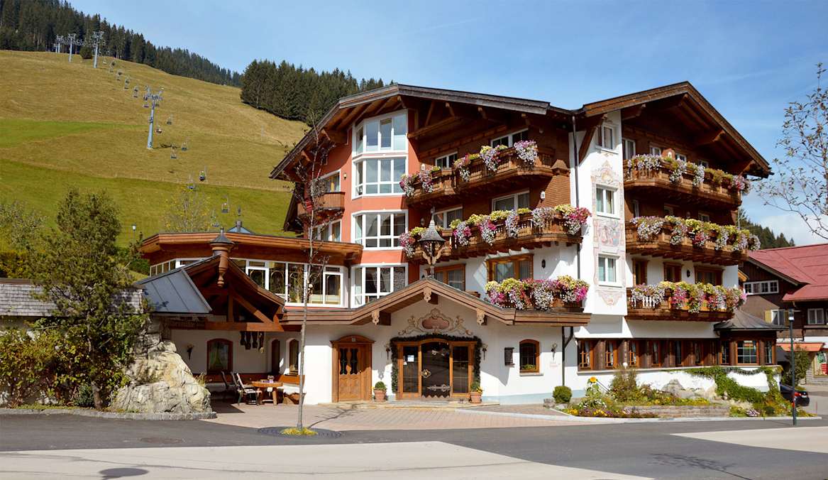Das Hotel Alpenstüble im Sommer