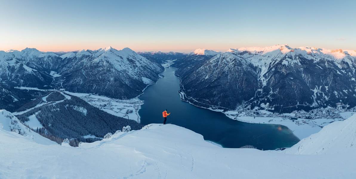 Skitourengehen am Bärenkopf im Karwendelgebirge