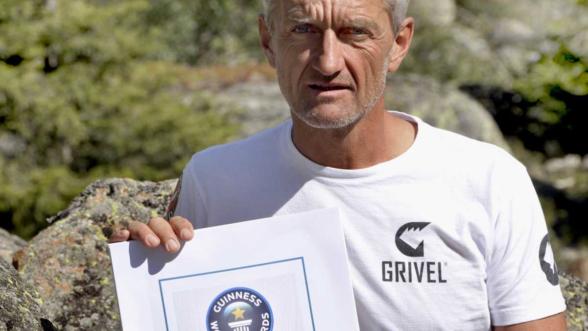 Christian Stangl mit seinem GUINNESS Buch der Rekorde Eintrag