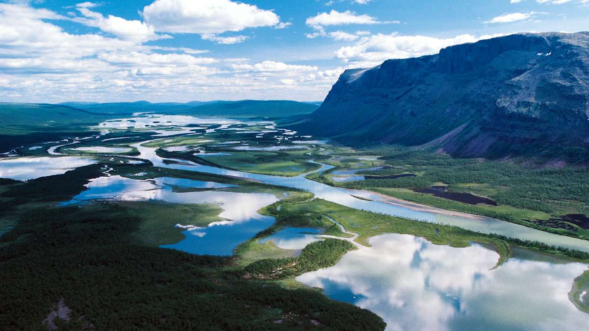 Das Rapadalen im Sarek-Nationalpark.