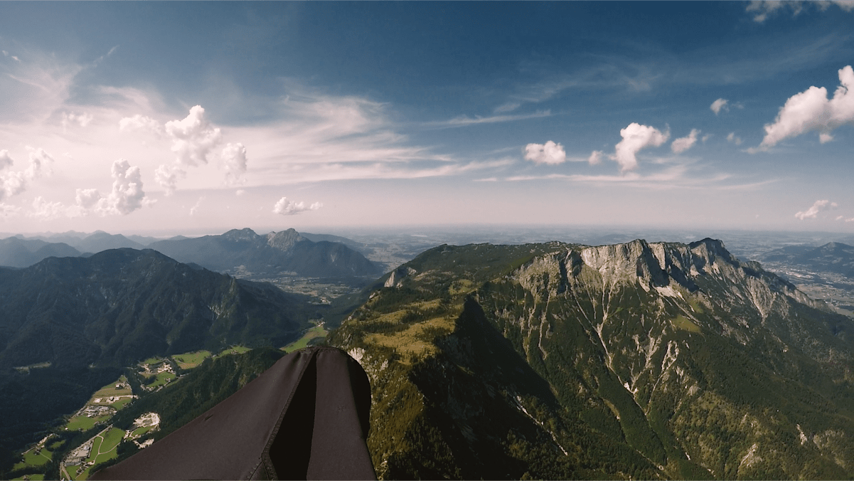 Christian Lobensommer hoch über dem Steinernen Meer