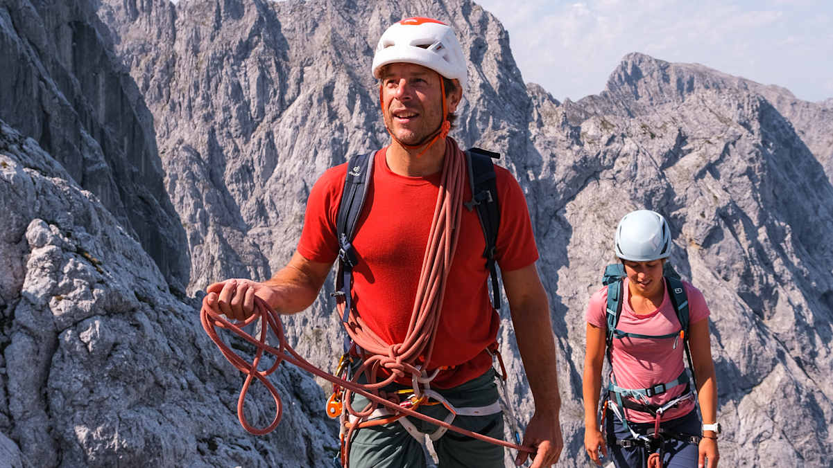 Guido Unterwurzacher von den Kitzbüheler Bergführern kennt den Weg aufs Totenkirchl bestens.