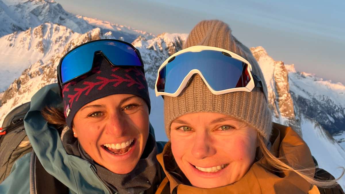 Nina Gigele mit Guide-Kollegin Claudia Kohler