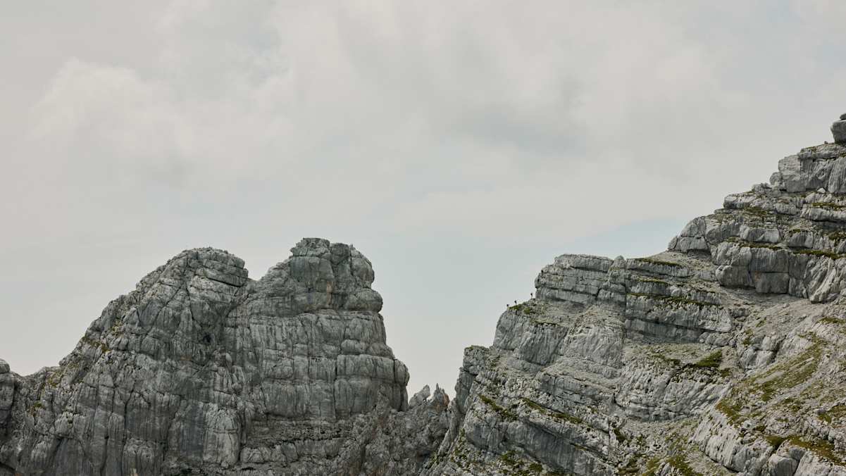 Im schroffen Kalk der Loferer Steinberge lässt es sich wunderbar klettern