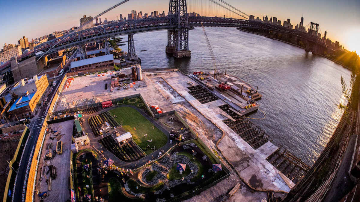 Mountainbike-Strecke: Pumptrack in New York City