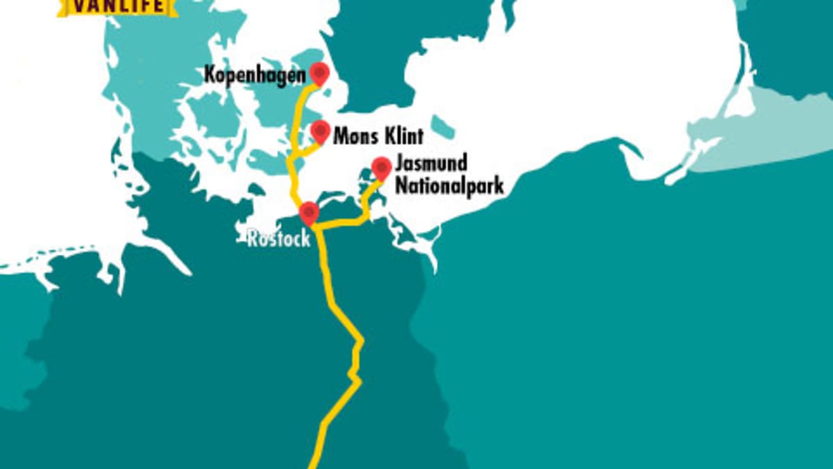 Die dritte Etappe führte Laura von Møns Klint (DK) nach Malmö (SWE)