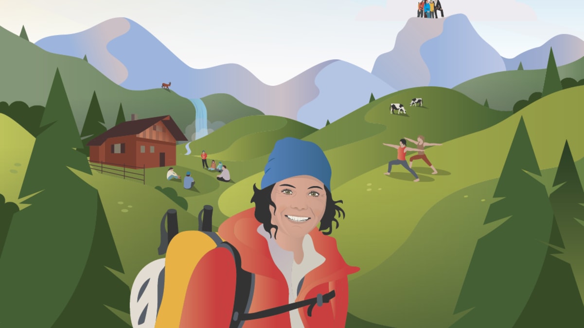 Die österreichische Alpinistin Gerlinde Kaltenbrunner