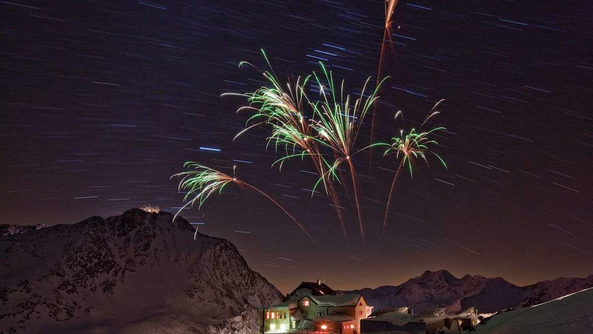 Silvester auf der Bellavista-Hütte: Gerade in solch ruhiger Gegend wird das Wild durch Feuerwerk und Böller besonders gestört