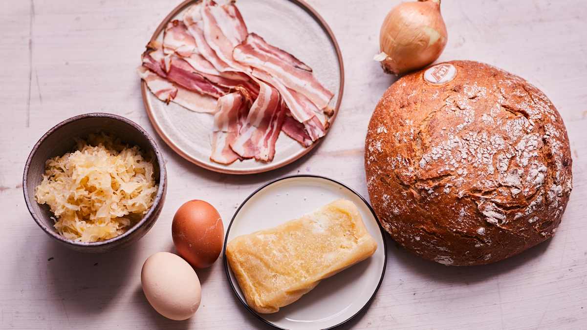 Zutaten für die Knödel mit Eierschwammerl