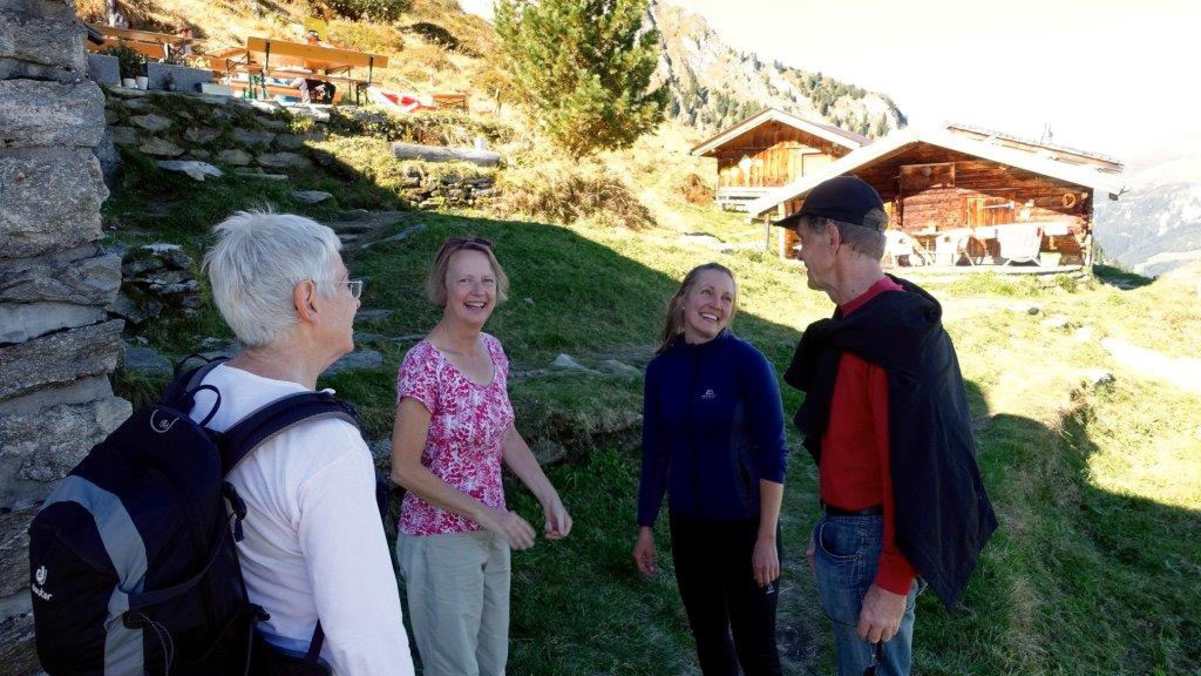 Gäste auf der Gamshütte