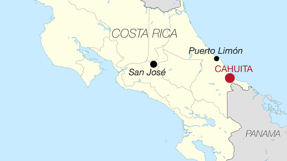 Costa Rica Karte