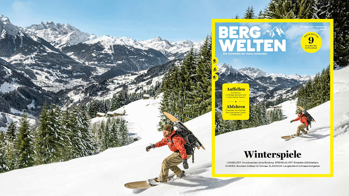 Das neue Bergwelten Magazin Dezember/Jänner