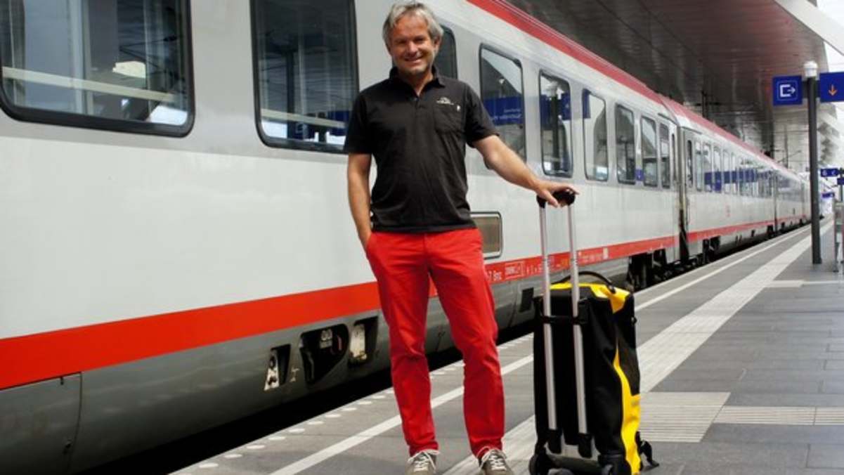 Tester Gerald Valentin mit dem Duffle RG