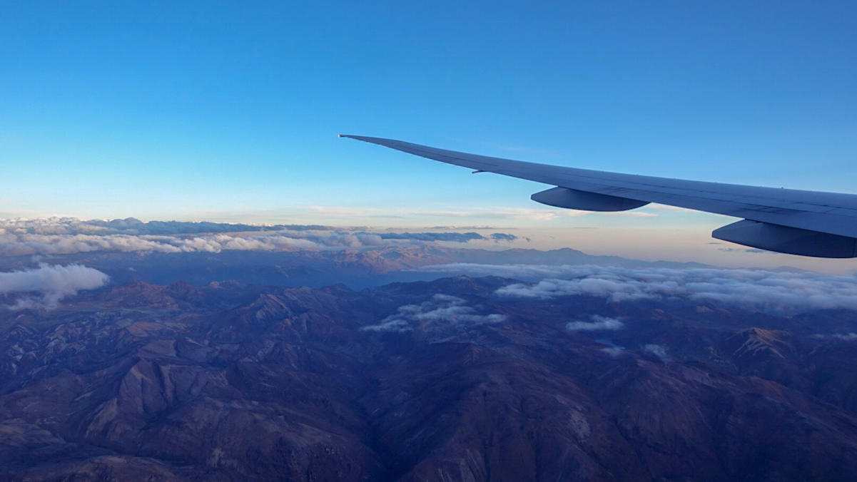 Flugzeug nach Bolivien