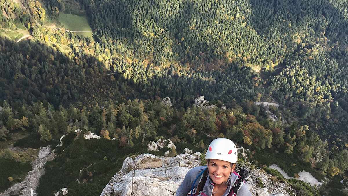 Magdalena Kalus Pidinger Klettersteig