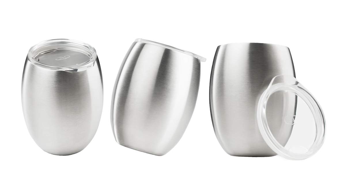 GSI OUTDOORS Glacier Stainless DW Wine Glass