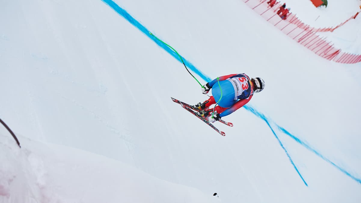 Rennläufer auf der Streif