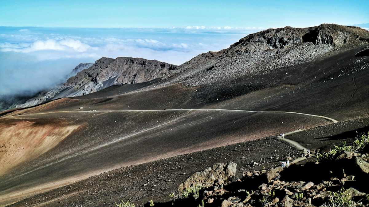 „Sliding Sands“-Trail im Haleakala-Nationalpark