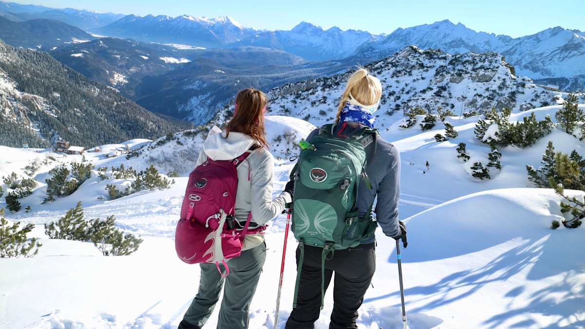 Anja und Maggy Skitouren-Debut