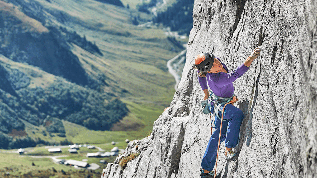 Eine ihrer Lieblingstouren am Schijenzahn.
