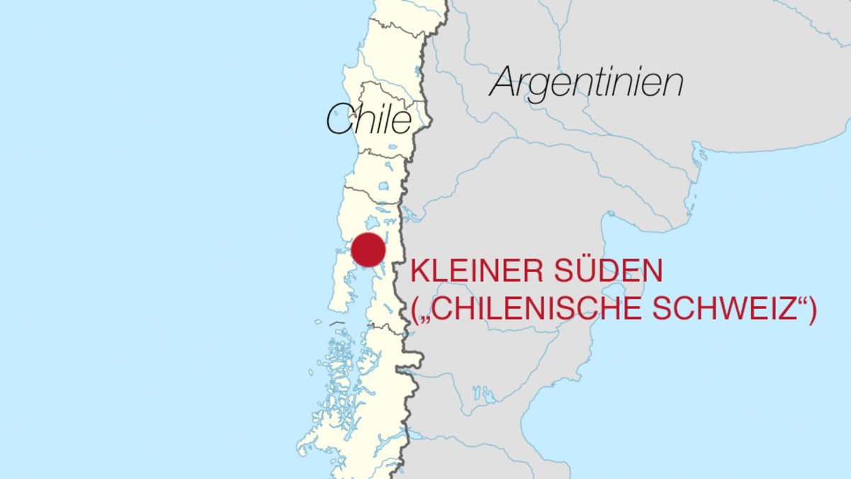 Karte Chile