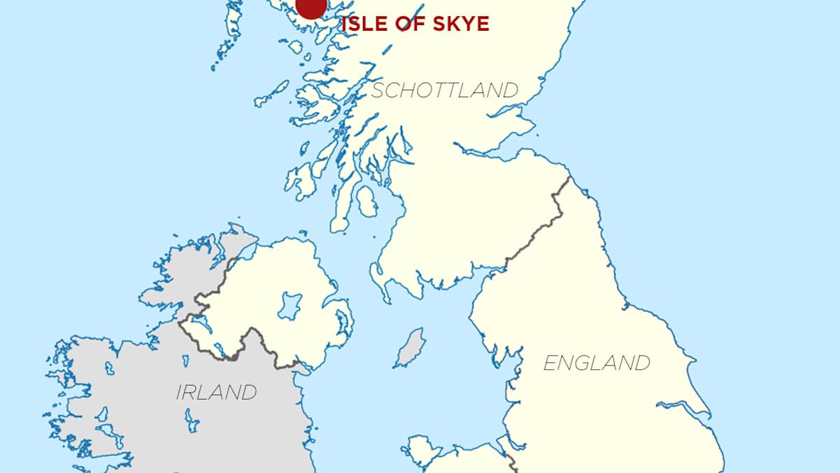 Karte Isle of Skye