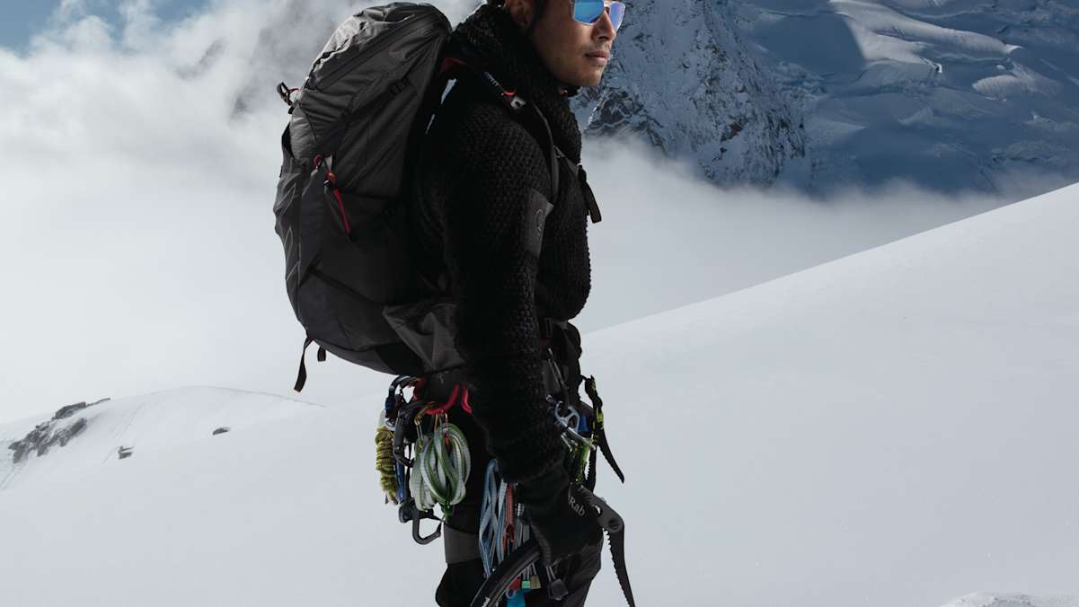 Nirmal Purja am Mont Blanc