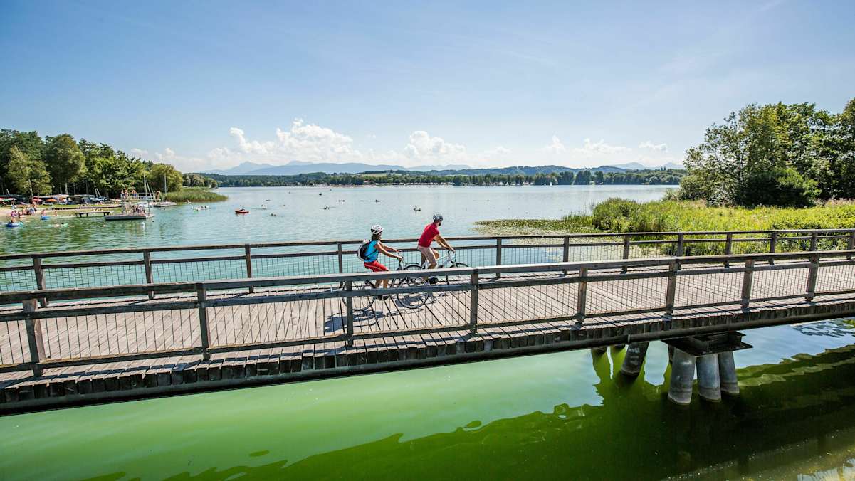 Radeln am Waginger See