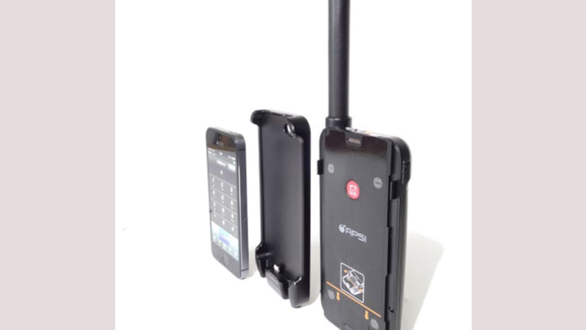 Das Sat-Sleeve von Thuraya