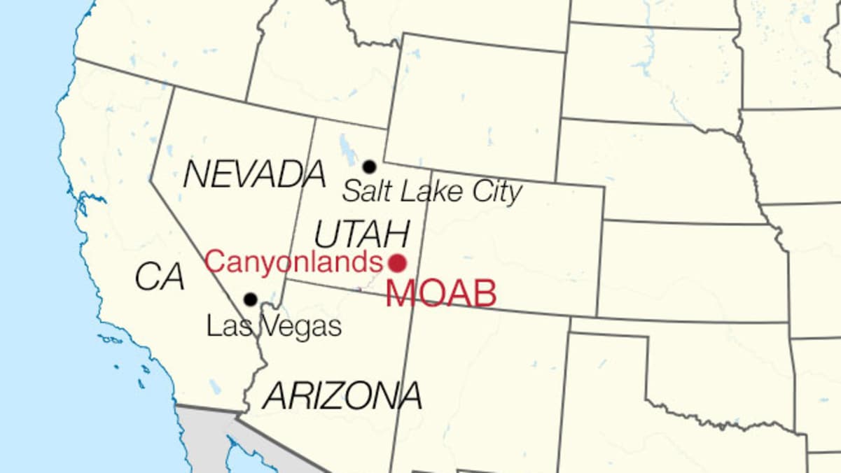 Canyonlands Utah Karte