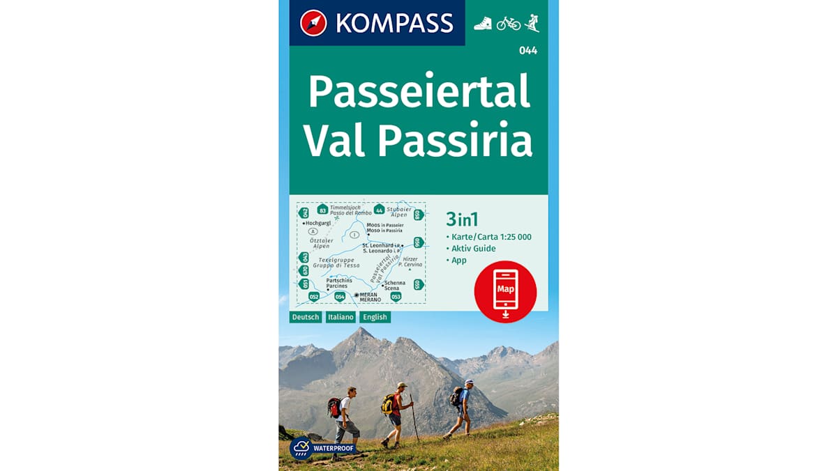 Die passende Wanderkarte zur Tour dazu: Passeiertal WK 044.