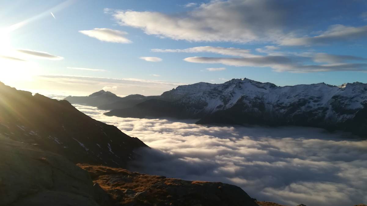 Sonnenaufgang Hochalmspitze