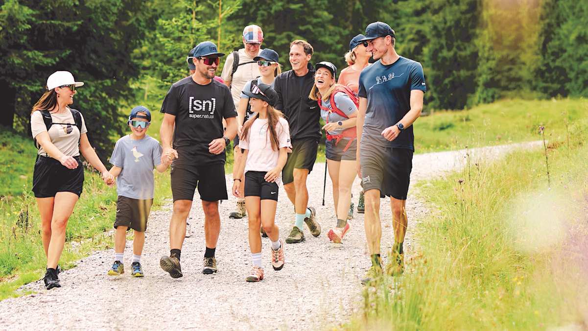 Gruppenwanderung im kleinwalsertal
