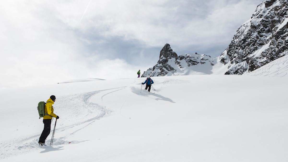 Silvretta: Abfahrt von der Seelücke