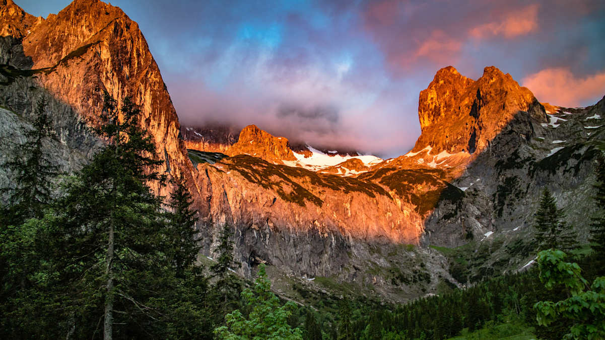 Berg-Know-How: Alpenglühen